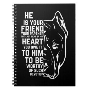 Carnet Pitbull Chien Inspirationnel Pitbull Chien Dévotio