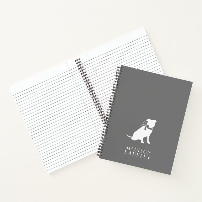 Carnet Pitbulle Pit Bull Chien Chien Chien Chien C (Intérieur)