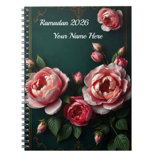 Carnet Pivoine Arabesque Luxe