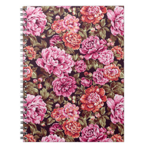 Carnet Pivoines en Fleurs