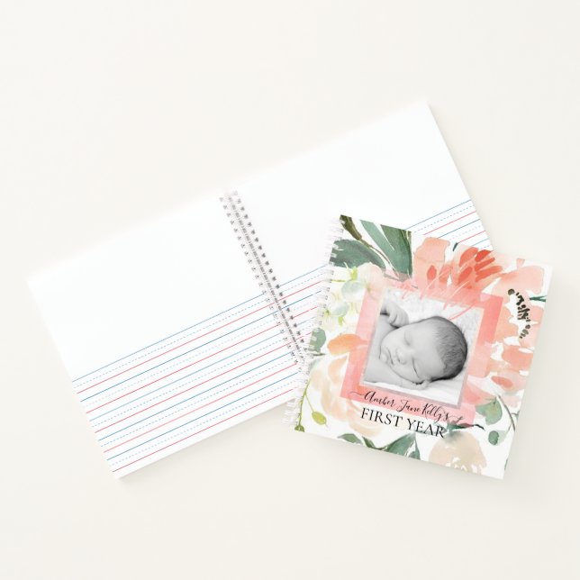 CARNET PIXDEZINES EAU COULEUR MOYEN BÉBÉ D'ÉTÉ 1ÈRE ANNÉE (Intérieur)