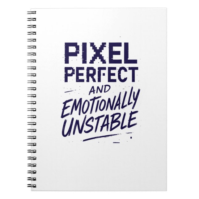 Carnet Pixel parfait (Devant)