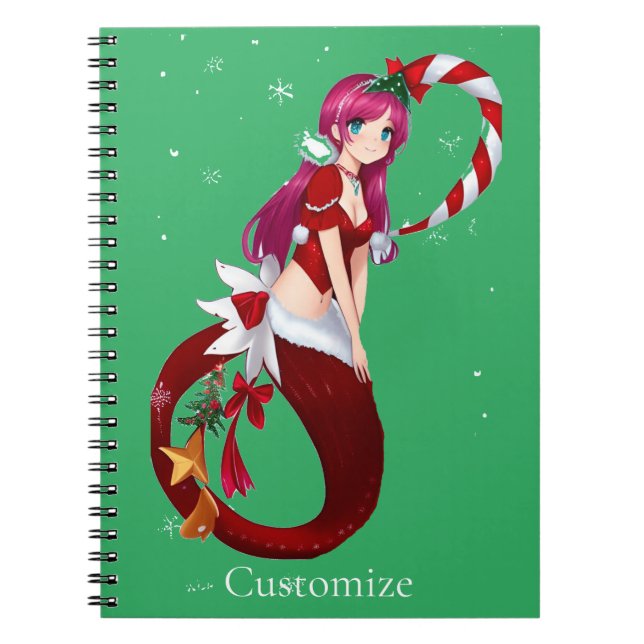 Carnet Pixie de Noël Mermaid Thunder_Cove (Devant)