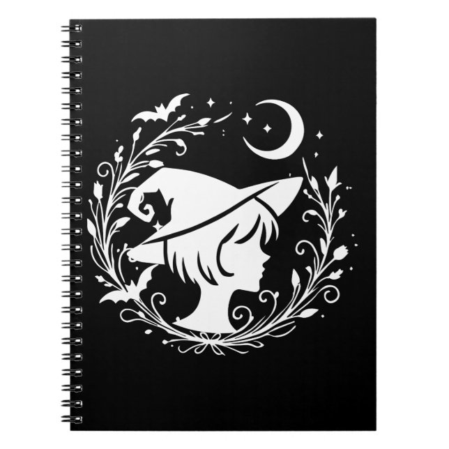 Carnet Pixie Witch Wiccan Magic sorcières Halloween (Devant)