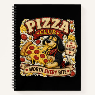 Carnet Pizza Club Ça Vaut Chaque Bite Personnalisé Drôle