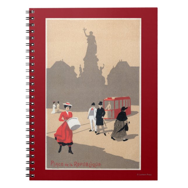 Carnet Place de la République Art Déco (Devant)