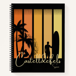 Carnet Plage de surf de Castelldefels Espagne
