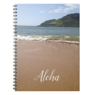 Carnet Plage océanique de Kauai Hawaï