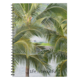 Carnet Plages aux Palmiers Kauai (ma photographie)