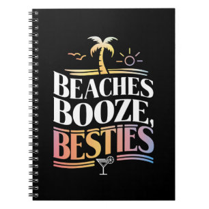 Carnet Plages Booze & Besties Coconut Tree été