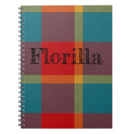 Carnet Plaid Décoratif