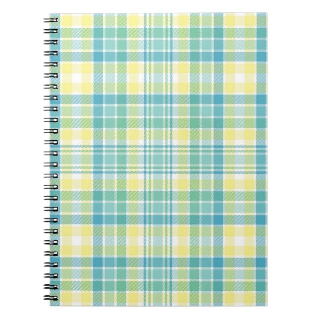 Carnet Plaid en pastel (Devant)