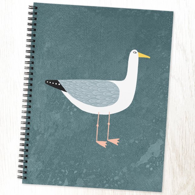 Carnet Plaisir à l'oiseau côtier de Seagull (Fun seagull coastal bird notebook)