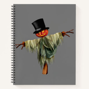 Carnet Plaisirs sombres : Thème d'Halloween 8,5" x 11" Sp