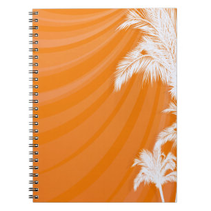 Carnet Plam Trees au coucher du soleil