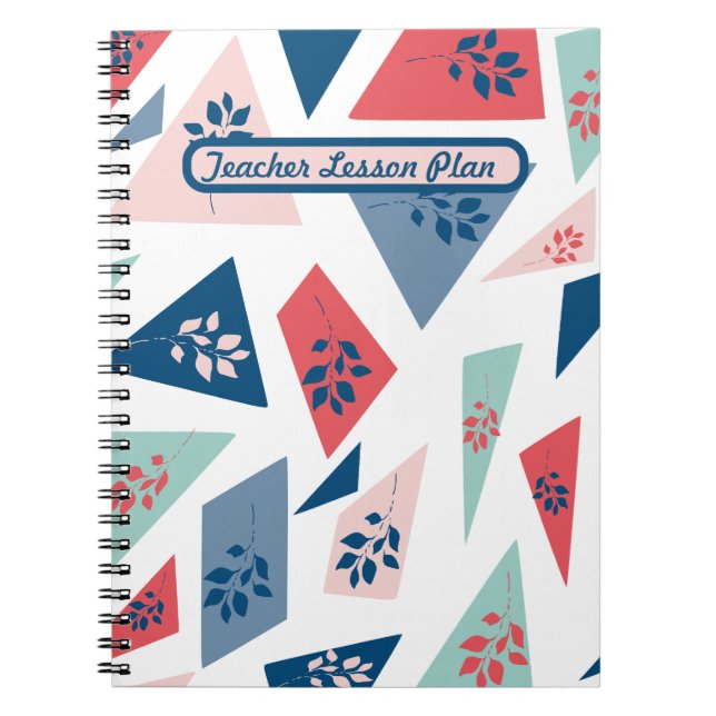 Carnet Plan de leçons pour l'enseignant : (Devant)