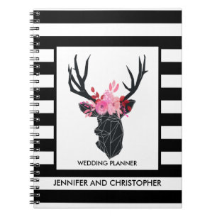 Carnet Plan géométrique de la tête de cerf et des plans d