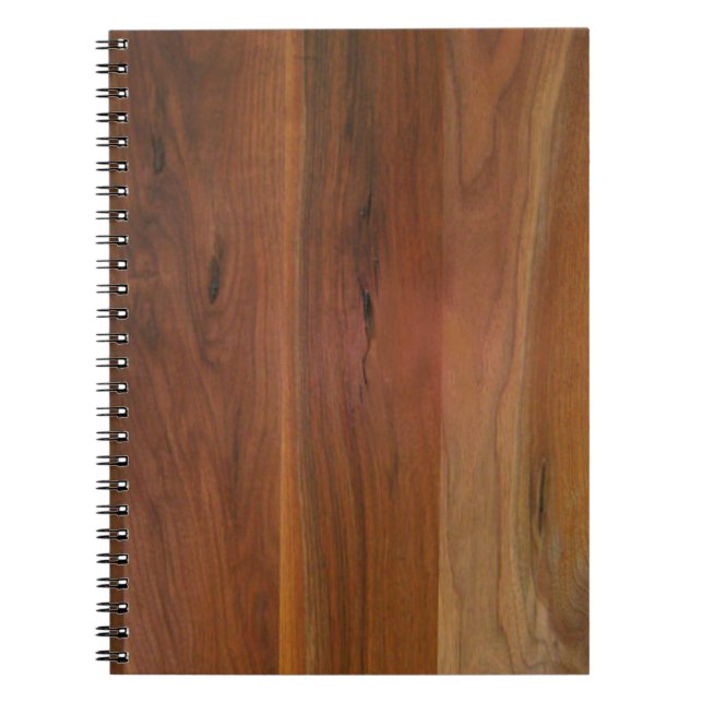 Carnet Plancher en bois foncé de grain (Devant)