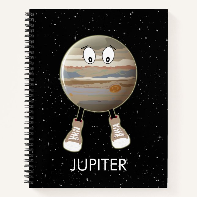 Carnet Planète Jupiter & Étoiles (Devant)