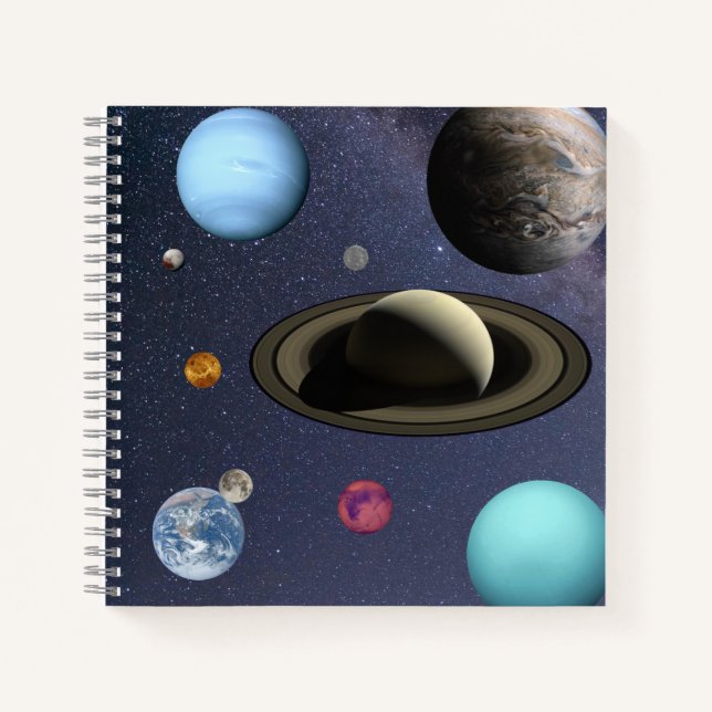 Carnet Planètes du système solaire (Devant)