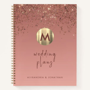 Carnet Planificateur de liste de contrôle du Mariage rose
