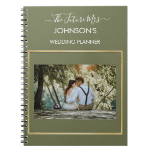 Carnet Planificateur de mariage avec photo personnalisée