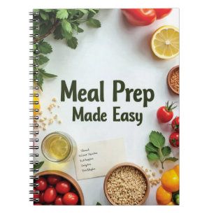Carnet Planificateur de Repas Sain