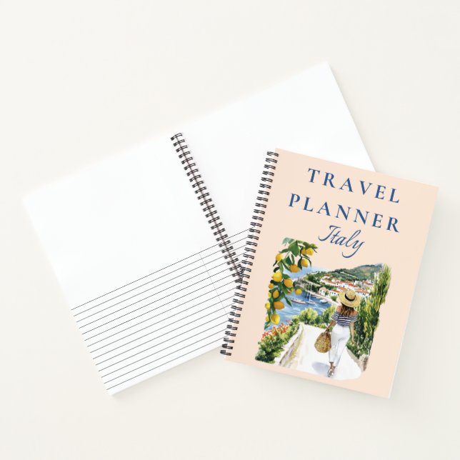 Carnet Planificateur de voyage Italie (Intérieur)