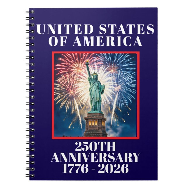 Carnet Planificateur patriotique du 250e anniversaire des (Devant)