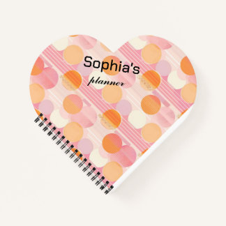 Carnet Planificateur personnalisé 2025 aux couleurs paste