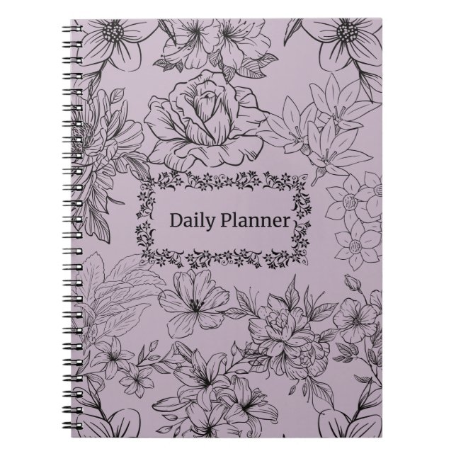 Carnet Planificateur quotidien pour femmes (Devant)