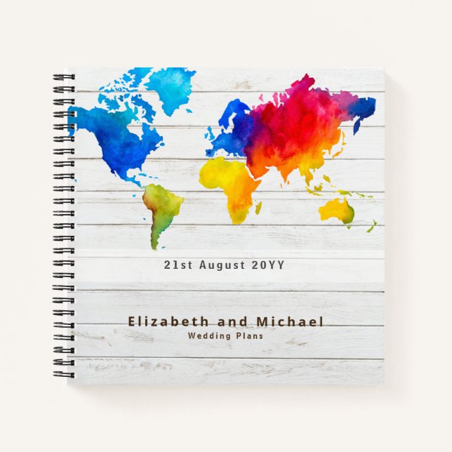 Carnet Planification personnalisée des plans de MARIAGE b (Devant)