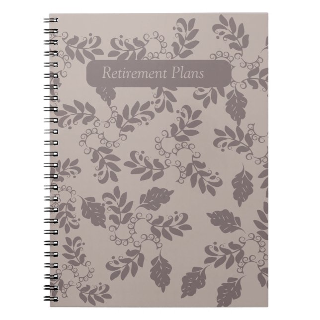 Carnet Plans de retraite (Devant)