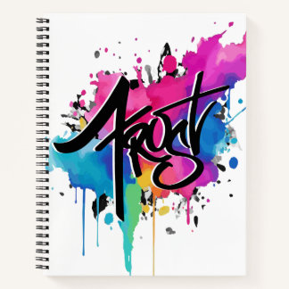 Carnet Plaque de peinture de gel
