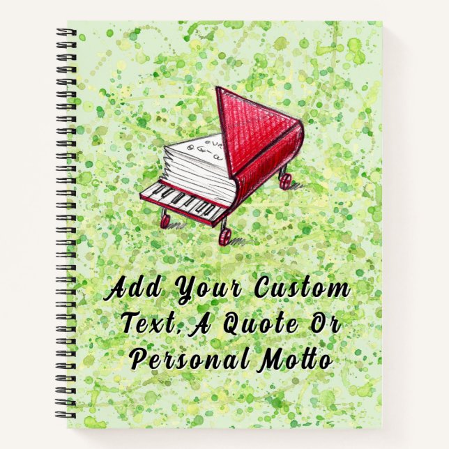 Carnet Plate-forme Harmonie Créative Limecream Inspiré Pi (Devant)