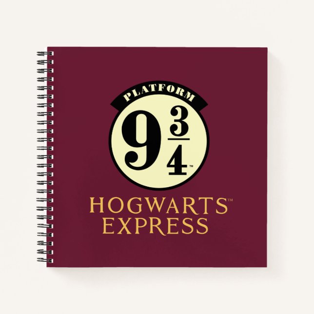 Carnet Plateforme 9 3/4 - Icône HOGWARTS™ EXPRESS (Devant)