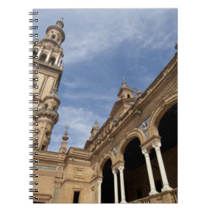 Carnet Plaza de Espana, Séville, Andalousie, Espagne