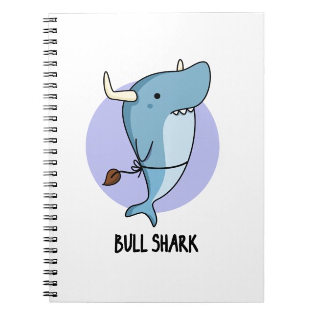 Carnet Plonge de requin animal amusant (Devant)