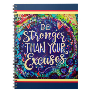 Carnet Plus Fort Que D'Excuser L'Inspiritisme Encourageme