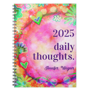 Carnet Plutôt Rose Floral Inspirant "Inspirivity" tendanc