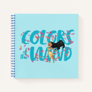 Carnet Pocahontas Couleurs du vent