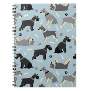 Carnet Poches et os Schnauzer