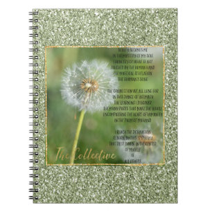 Carnet Poème collectif de fleurs de pissenlit (écrit par 