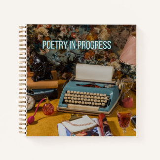 Carnet "Poetry in Progress" Hardcover Notebook