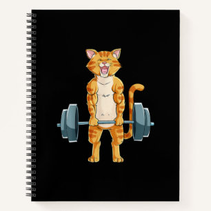 Carnet Poids de levage de gymnase de levage de chats