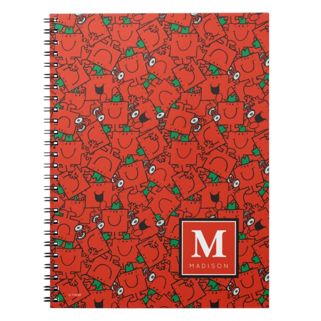 Carnet Poids de levage Motif vert rouge | Ajoutez votre n (Devant)