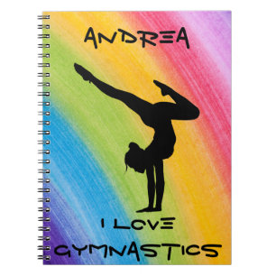Carnet Poignée de gymnastique Rainbow Funky Sketch Police