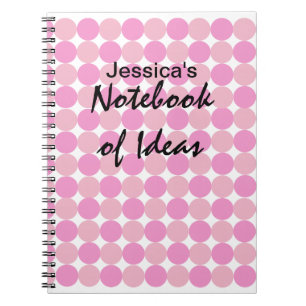 Carnet Point Polka rose