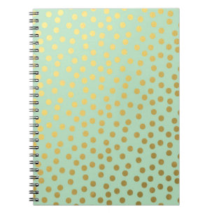 Carnet Points Confetti Or Chic Mint