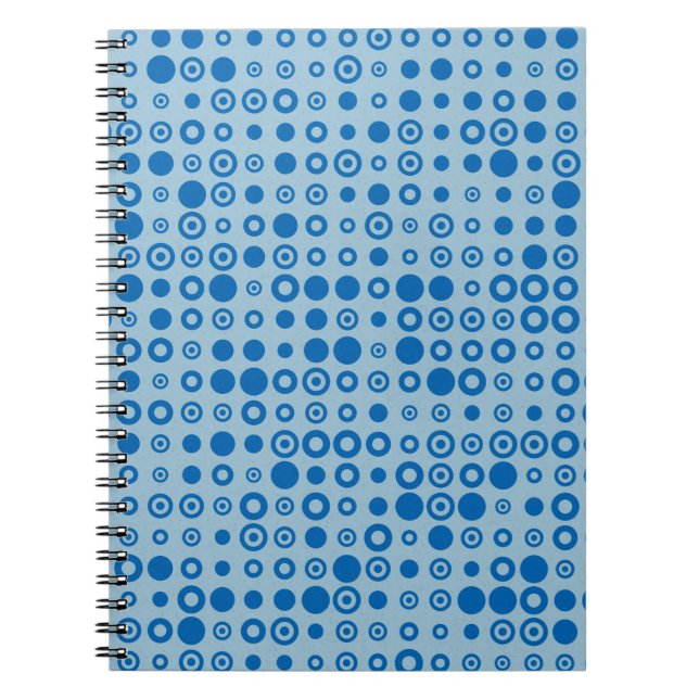 Carnet Points demi-teintes couleur Abstraits retour d'art (Devant)